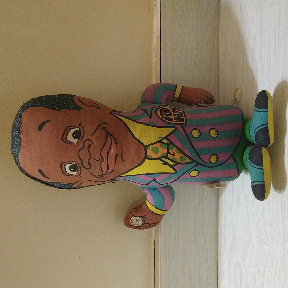 Vintage 1970 Flip Wilson/Geraldine Pull-String Talking Plush Doll (Non Working)